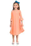 Bell Sleeve Trapeze Dress