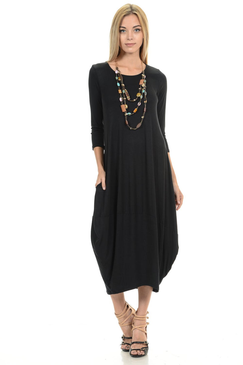 Cocoon Midi Dress