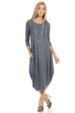 Cocoon Midi Dress