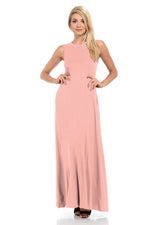 Sleeveless Maxi Dress with Pockets