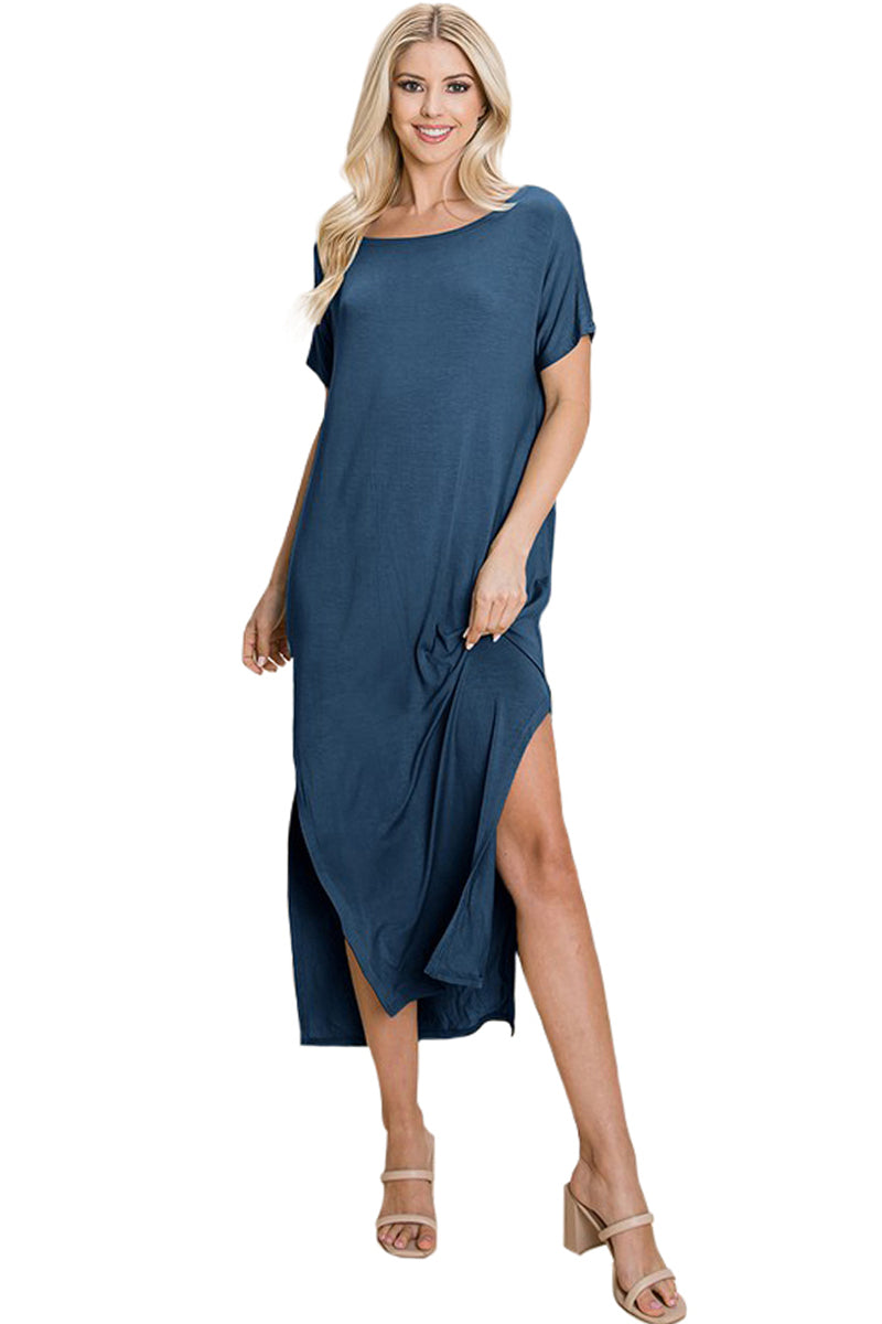 Side Slits Maxi Dress
