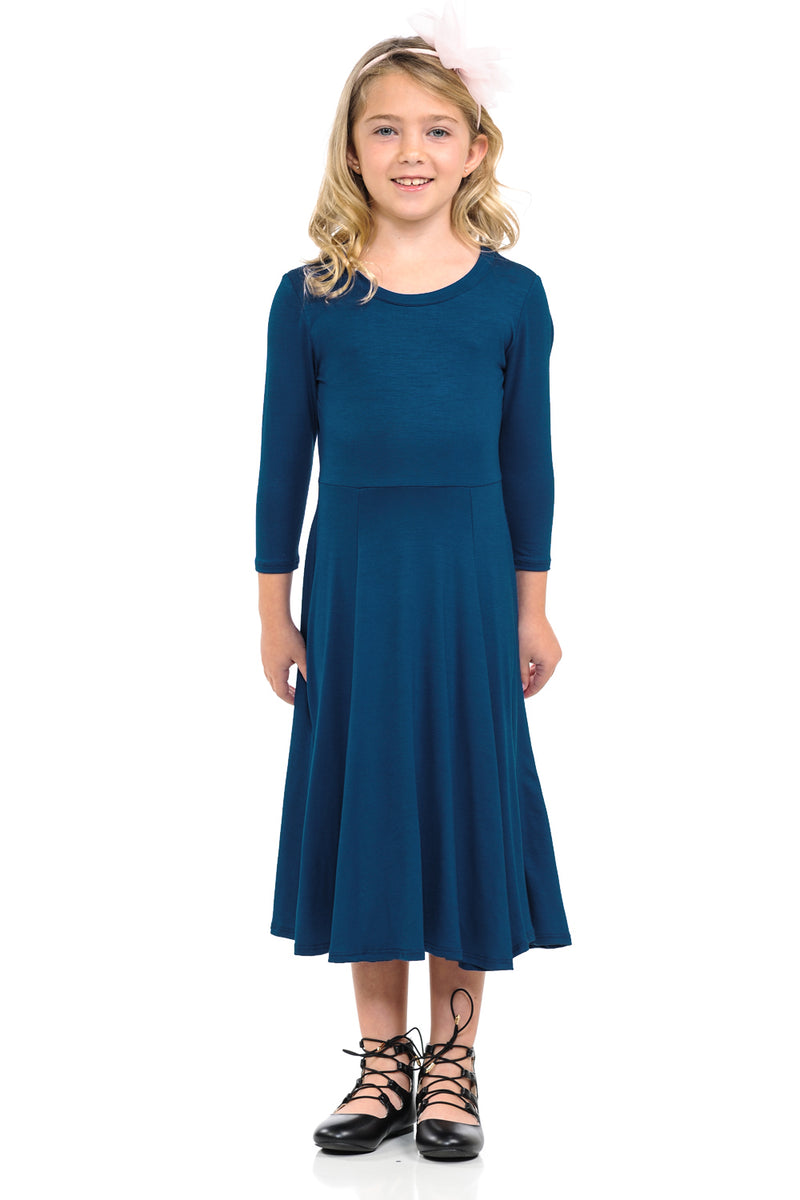 Princess Seam A-Line Dress