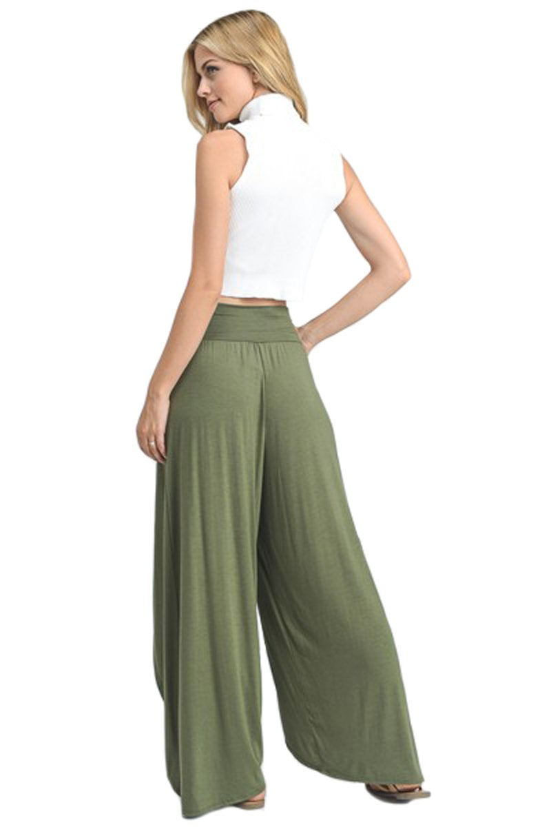 Buy Bell Bottom Pants/ Wide Legged Pants / Palazzo Pants / Wide Pajama Pants  / Formal Pants / Dress Pants /flared Pants / Color Green XL Online in India  - Etsy
