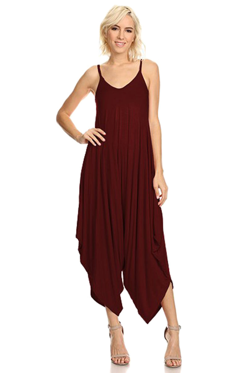 Sleeveless Harem Pants Jumpsuit