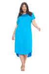 Dolman Sleeve Midi Dress Plus Size